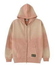 OVERDYED ZIP UP SWEAT HOODIE