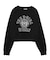 COLLEGE LOGO COMPACT SWEAT TOP