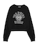 COLLEGE LOGO COMPACT SWEAT TOP