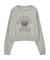 COLLEGE LOGO COMPACT SWEAT TOP