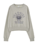 COLLEGE LOGO COMPACT SWEAT TOP