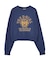 COLLEGE LOGO COMPACT SWEAT TOP