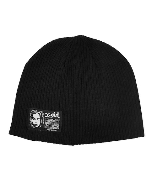 Beaniebaby出品 FACE LABEL BEANIE｜エックスガールの通販｜&mall（アンドモール）三井