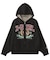 COLLEGE LOGO JACQUARD ZIP UP KNIT HOODIE