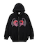 HEART AND WING ZIP UP SWEAT HOODIE