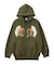 HEART AND WING ZIP UP SWEAT HOODIE