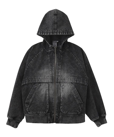 ARCH LOGO HOODED JACKET