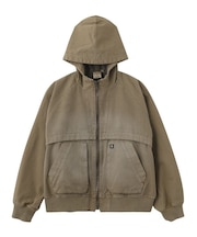 ARCH LOGO HOODED JACKET