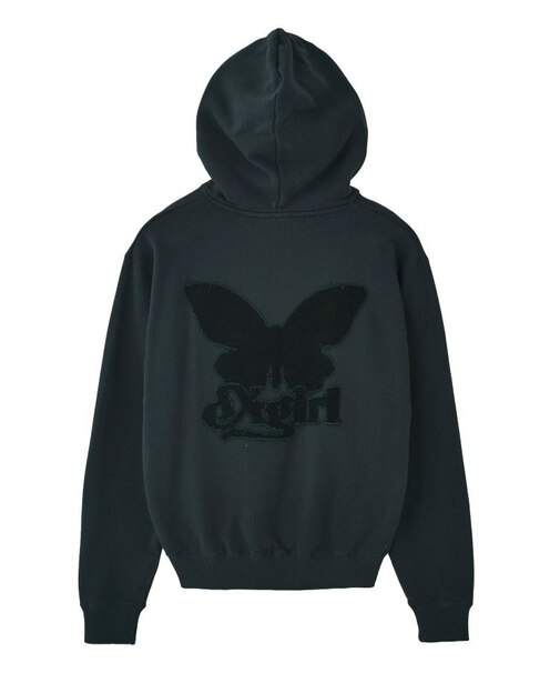 BUTTERFLY PATCH SWEAT HOODIE