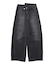 ASYMMETRIC WAIST BARREL LEG DENIM PANTS