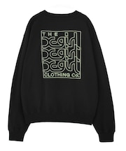 NEON BOX EMBROIDERED LOGO SWEAT TOP