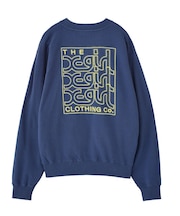 NEON BOX EMBROIDERED LOGO SWEAT TOP