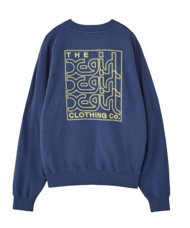 NEON BOX EMBROIDERED LOGO SWEAT TOP