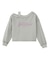 FADED LAYERED SHOULDER SWEAT TOP