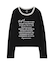 LETTERING L/S COMPACT TOP