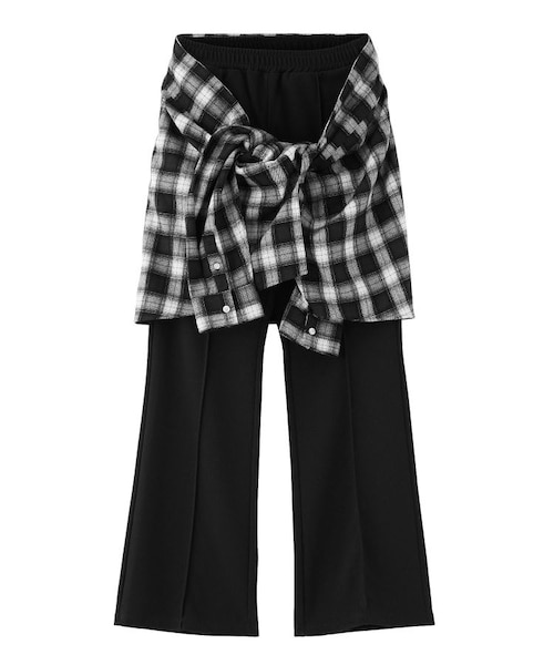 WAISTCLOTH SET LAYERED PANTS｜エックスガールの通販｜&mall（アンド