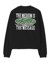 OVAL LOGO AND MESSAGE L/S TEE