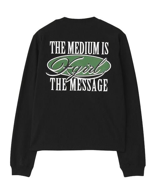 OVAL LOGO AND MESSAGE L/S TEE