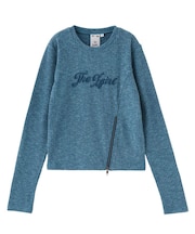 ZIP HEM COMPACT RIBBED TOP