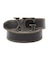 XG EMBLEM CLASP FAUX LEATHER BELT