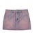 CURSIVE LOGO DENIM MINI SKIRT