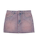 CURSIVE LOGO DENIM MINI SKIRT