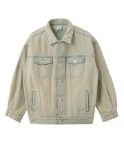 CURSIVE LOGO DENIM JACKET