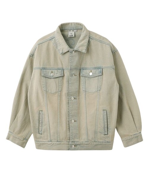 CURSIVE LOGO DENIM JACKET