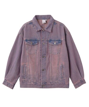 CURSIVE LOGO DENIM JACKET