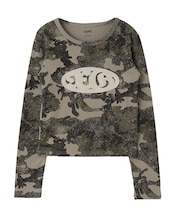 OVAL LOGO PATCH L/S COMPACT TOP