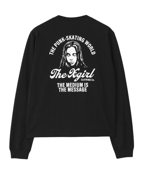 ARCH LOGO AND FACE L/S TEE