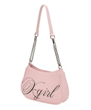 SPRAY SCRIPT LOGO SHOULDER BAG