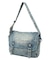 SCRIPT LOGO DENIM SHOULDER BAG