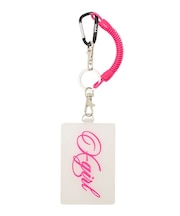 SCRIPT LOGO RUBBER PASS CASE