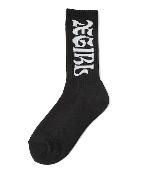 WIDE GOTHIC LOGO JACQUARD SOCKS｜エックスガールの通販｜&mall