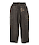 OVERDYED NUMBER PATCH CARGO SWEATPANTS