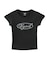 RHINESTONE OVAL CURSIVE LOGO S/S BABY TEE
