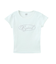 RHINESTONE OVAL CURSIVE LOGO S/S BABY TEE