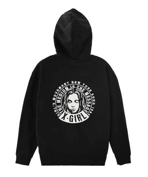 BUTTERFLY ZIP UP HOODIE｜エックスガールの通販｜&mall（アンドモール
