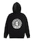CIRCLE MESSAGE AND FACE ZIP UP SWEAT HOODIE