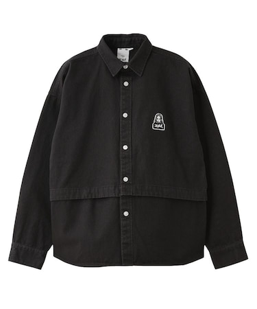 FACE PATCH 2WAY LENGTH L/S SHIRT
