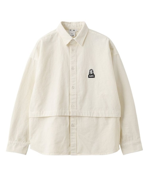 FACE PATCH 2WAY LENGTH L/S SHIRT