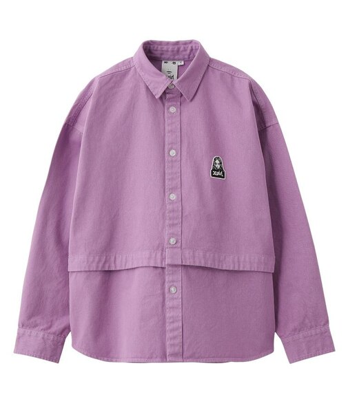 FACE PATCH 2WAY LENGTH L/S SHIRT