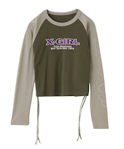 ORNAMENT HEART SLEEVE RAGLAN L/S BABY TEE