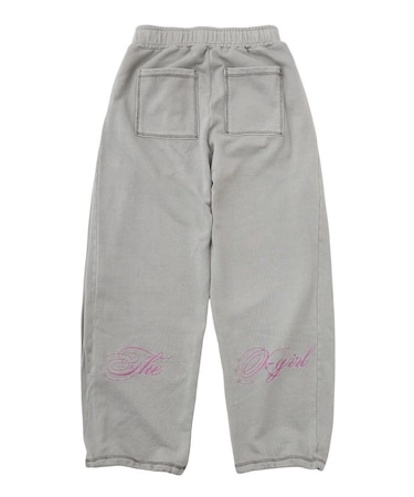 PIGMENT DYED SCRIPT LOGO SWEATPANTS