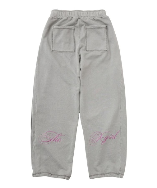 PIGMENT DYED SCRIPT LOGO SWEATPANTS