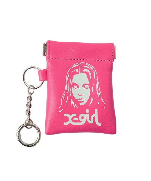 FACE MINI POUCH KEYRING｜エックスガールの通販｜&mall（アンドモール