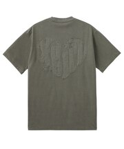 PIGMENT DYED HEART AND LOGO S/S TEE