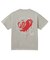FADED HEART ROSE LOGO S/S TEE