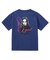 CURSIVE SCRIPT LOGO AND FACE S/S TEE